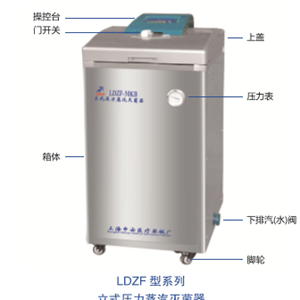 上海申安立式压力蒸汽灭菌器LDZF-30KB-III高压灭菌器